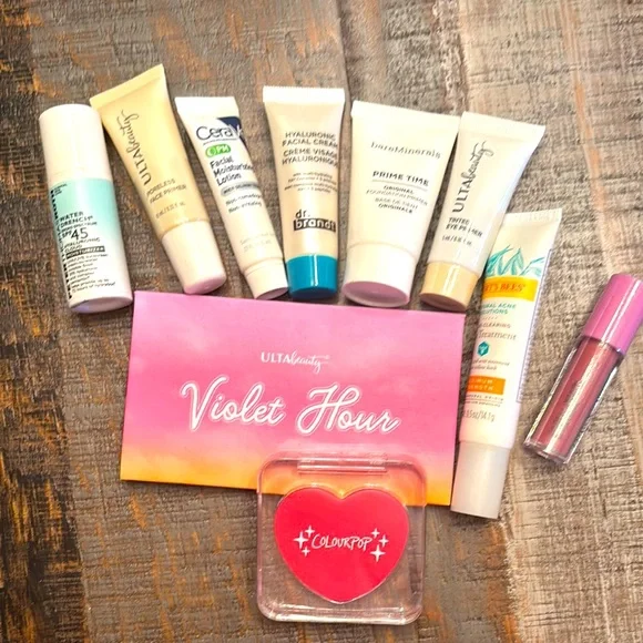 Ulta Bundle | Eyeshadow ColourPop Burt’s Bees Cerave Dr.Brandt Ulta BareMiner - Picture 1 of 9